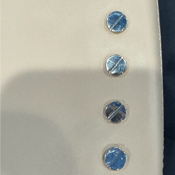 Karl Lagerfeld Beige Crossbody Bag with Silver Accents - Picture 10 of 14